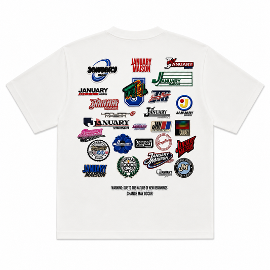 Back multi logo patch Tee